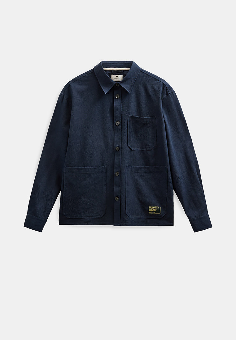 Anerkjendt Overshirt AKOTTO 902333 - 3059 Sky captain