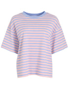 Azurro T-shirt A-8330-TOP -Pink/Sky Blue