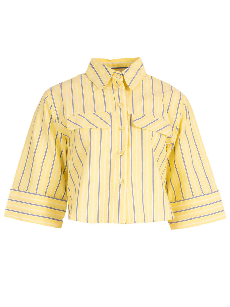 Azzurro Blouse A-93247- Yellow