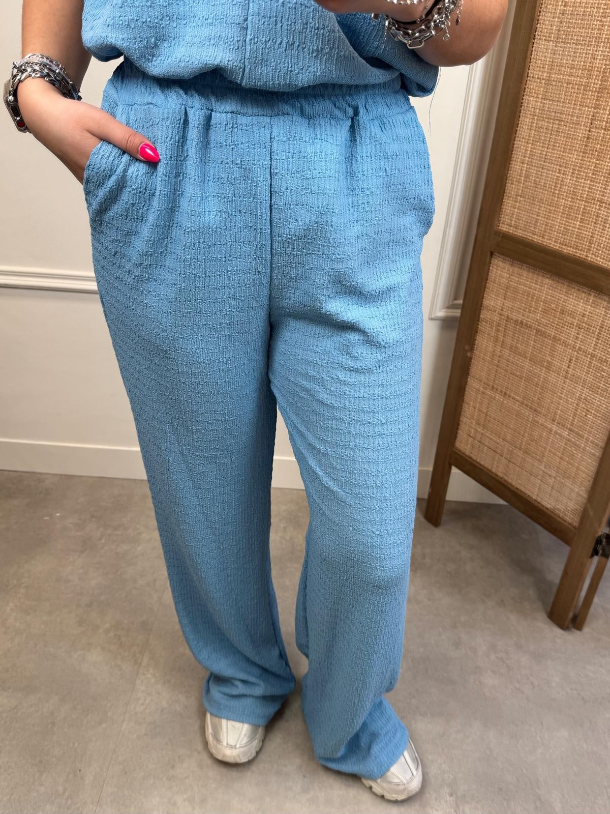 Azzurro Broek A-9615 - Blue