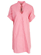 Azzurro Jurk A-95257 - Pink/Red
