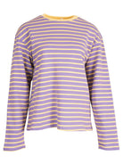 Azzurro Longsleeve Top A-9974 - Lilac/Yellow