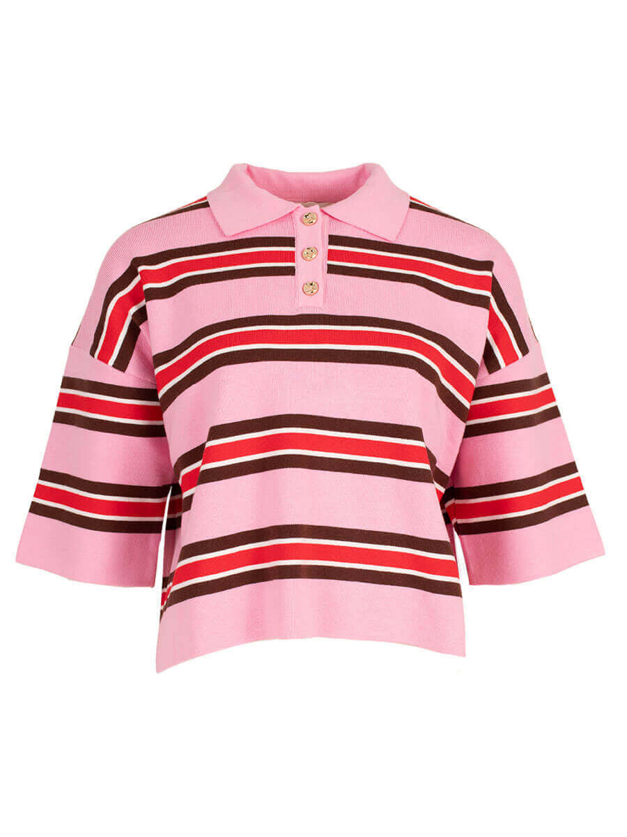 Azzurro Polo A-89429- Pink
