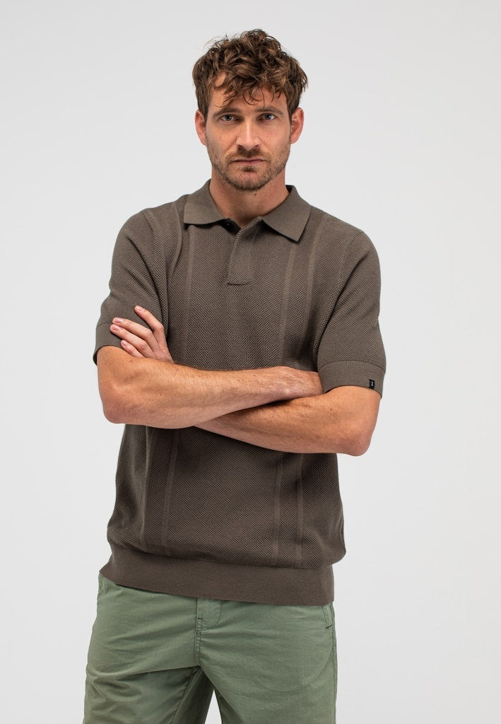 Butcher of blue Polo Knitted Ripley M2616001 - 708 dk. granite