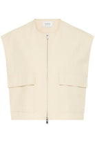 B.Young Gilet BYDANTA 20818522 - 1411071 Oyster Melange