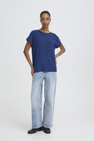 B.Young T-Shirt 20816338 BYPANYAX - 193933 Medieval Blue