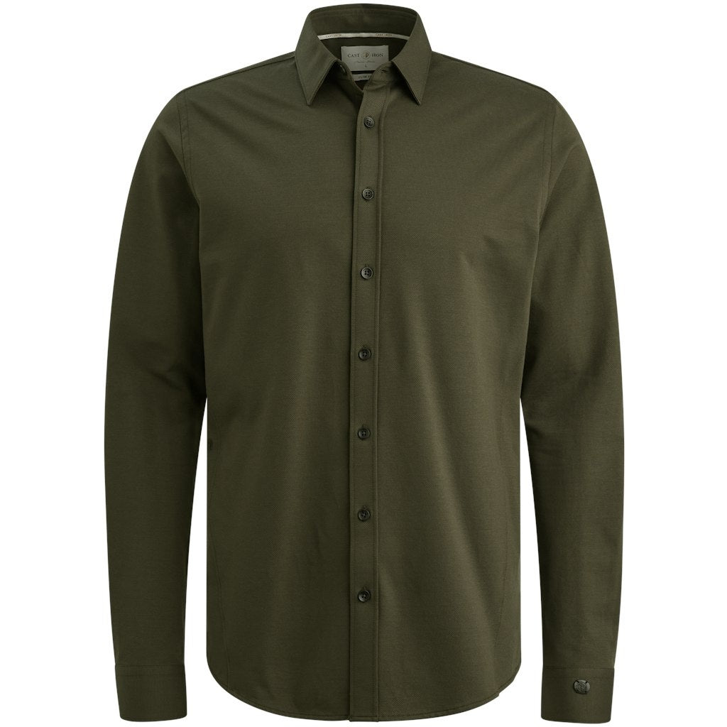 CAST IRON Overhemd twill jersey CSI2510250 - Kambaba