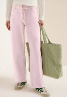 Cecil Jeans Neele Wide Leg 380672 - 17600  Light Blush Rose