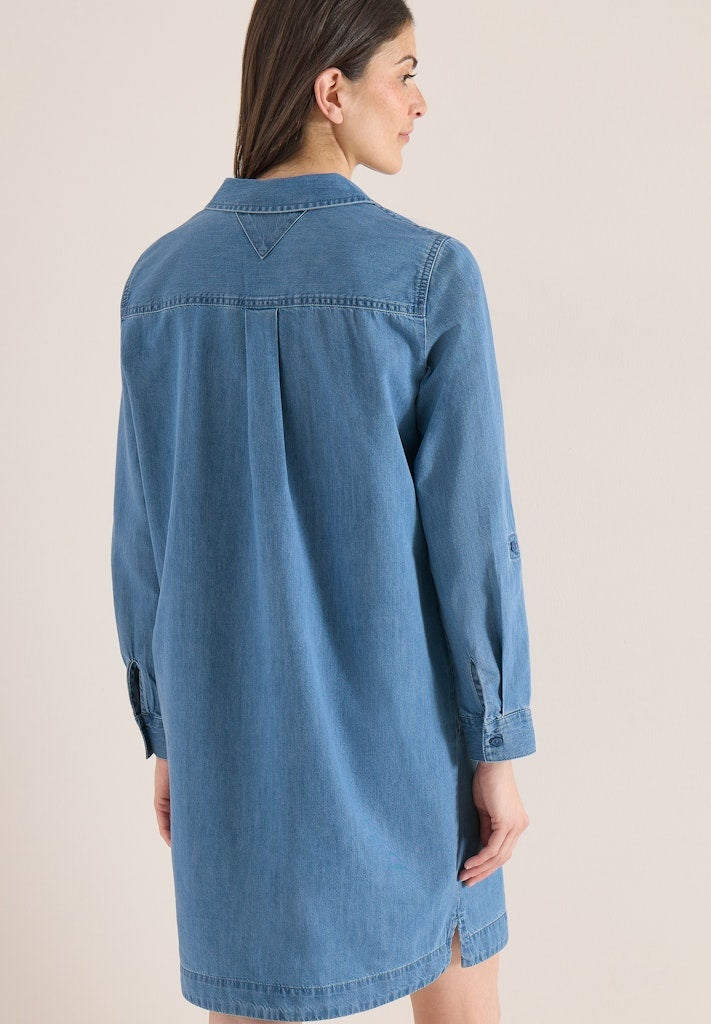 Cecil Jurk Denim Look 144792 - 10281 Mid Blue Wash