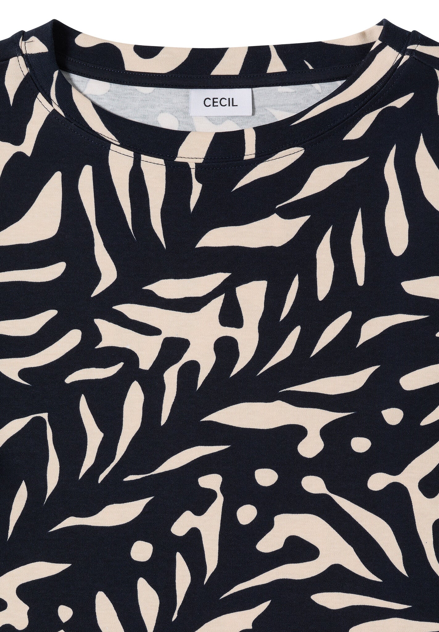 Cecil Shirt Print Boatneck 324560 - 25512 Universal Blue