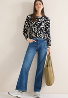 Cecil Shirt Print Boatneck 324560 - 25512 Universal Blue