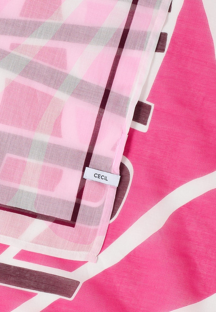 Cecil Sjaal Vierkant 573086 - 37492  Beetroot Pink
