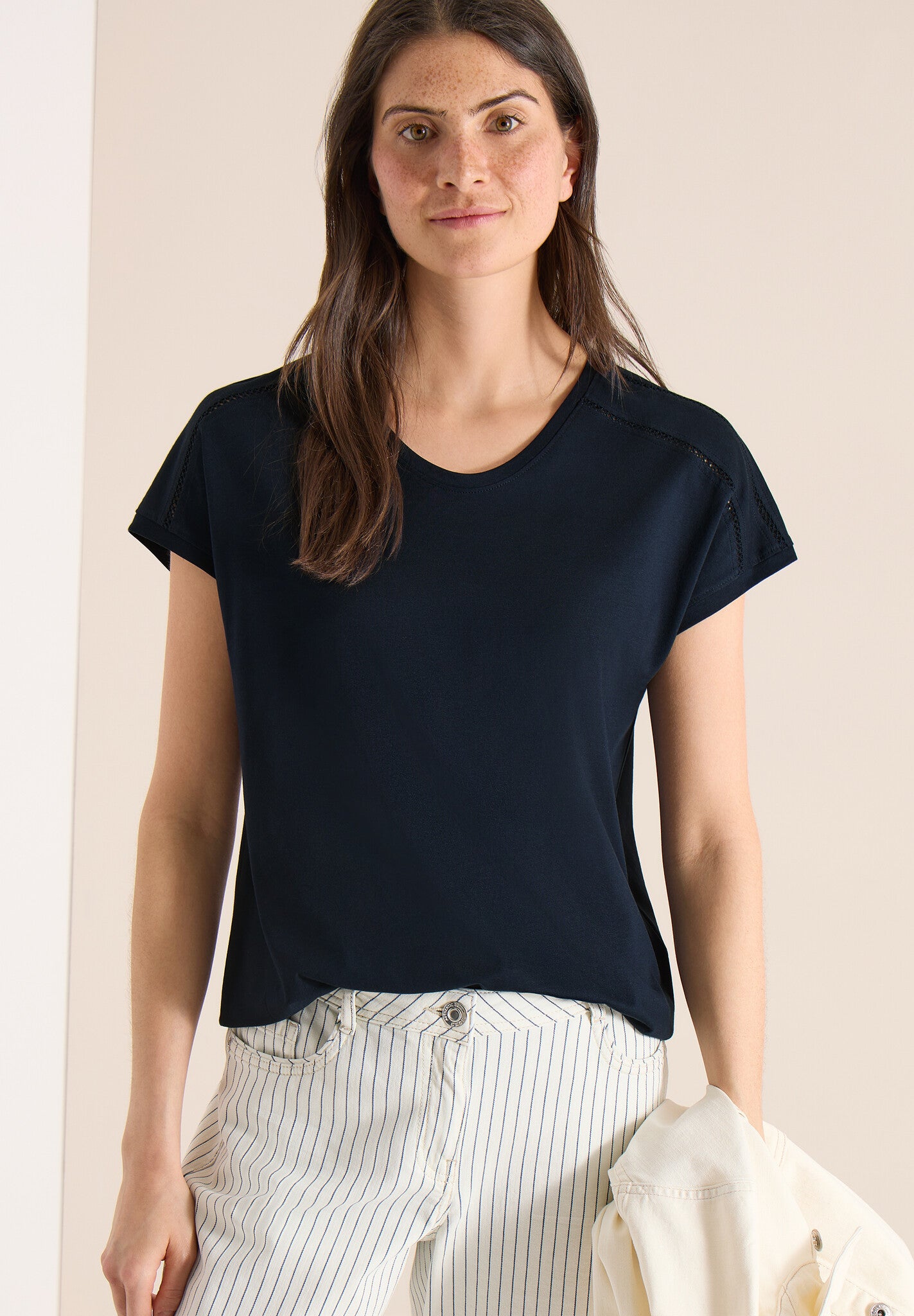 Cecil T-Shirt 325039 - 15512 Universal Blue