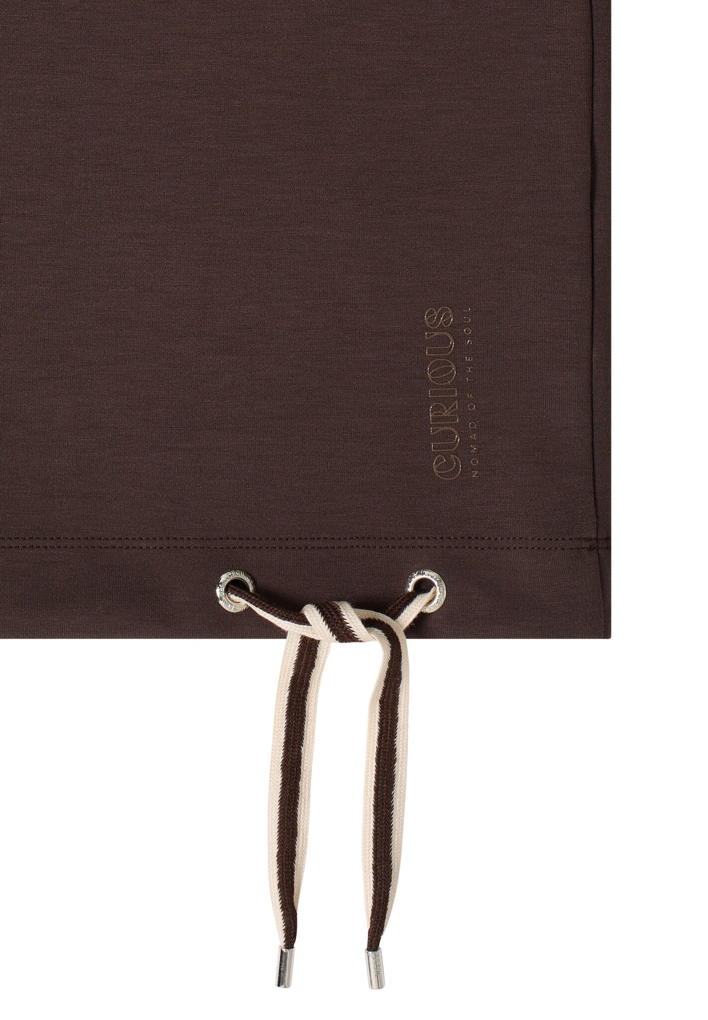 Cecil T-Shirt Driekwart Mouw 324663 - 17493  Macchiato Brown