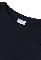 Cecil T-shirt NOS Solid Rib - 16831 Urban Dark Blue