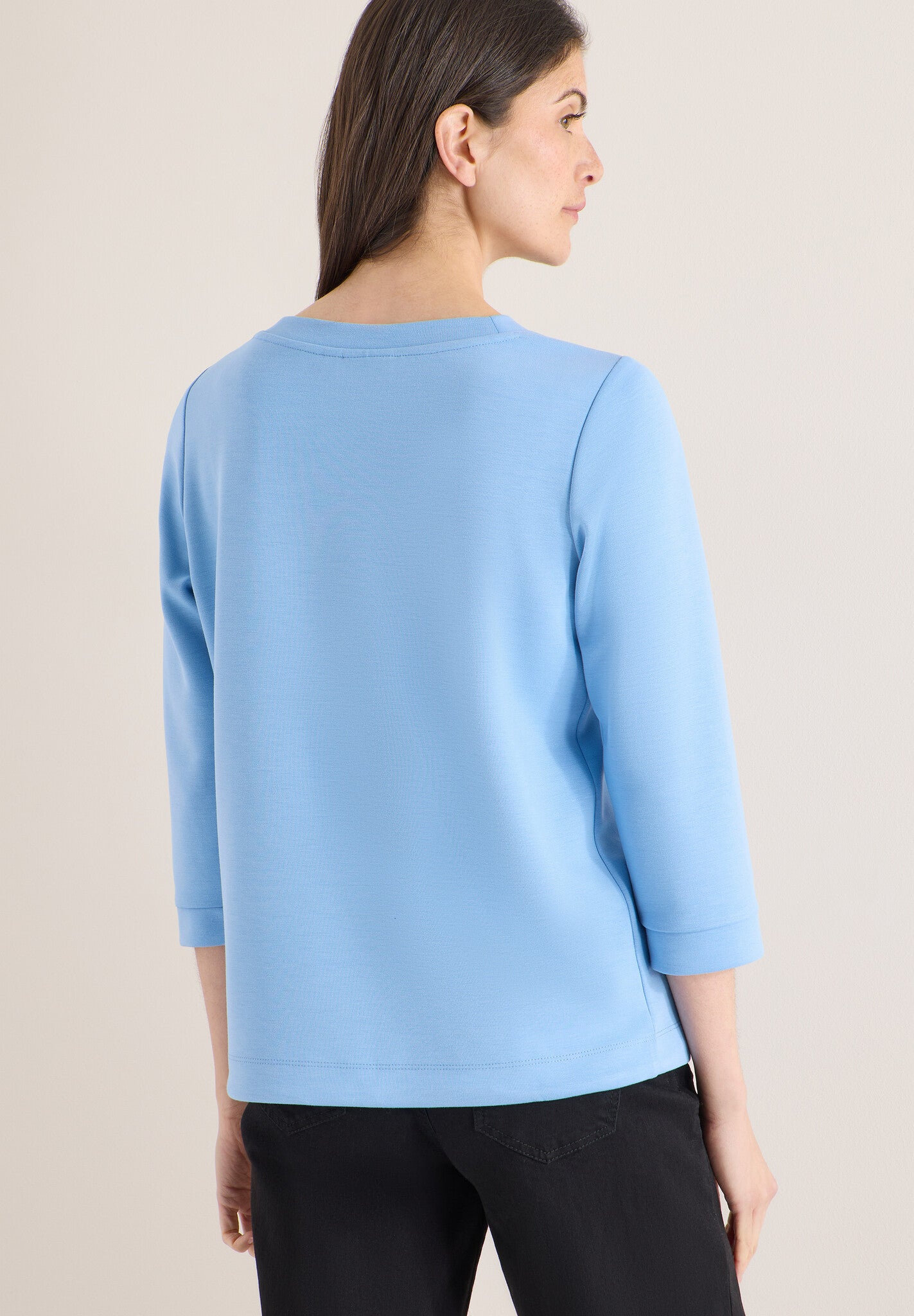 Cecil T-shirt Soft Touch 324663 - 17410 Cloud Blue