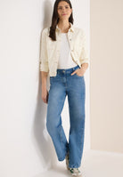 Cecil Wide Leg Jeans Toronto 380587 - 10369  Light Blue Washed 