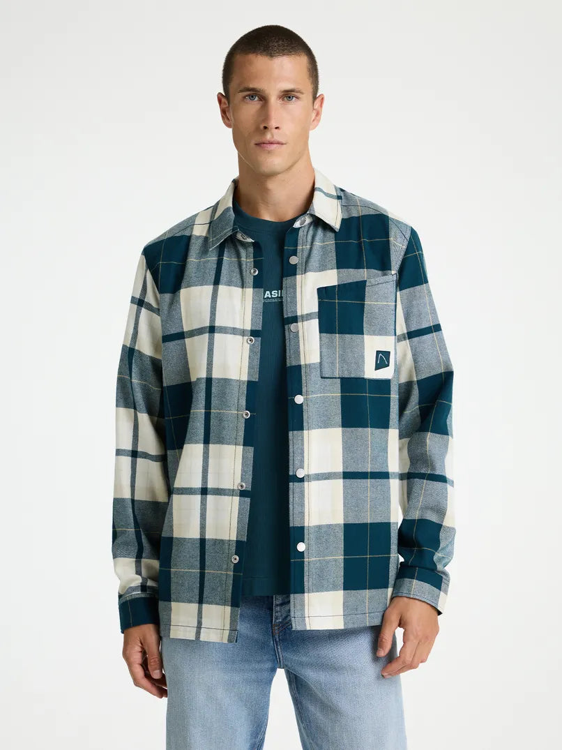 Chasin Lange Mouw Shirt Axel Ryze 61120031 - Blauw