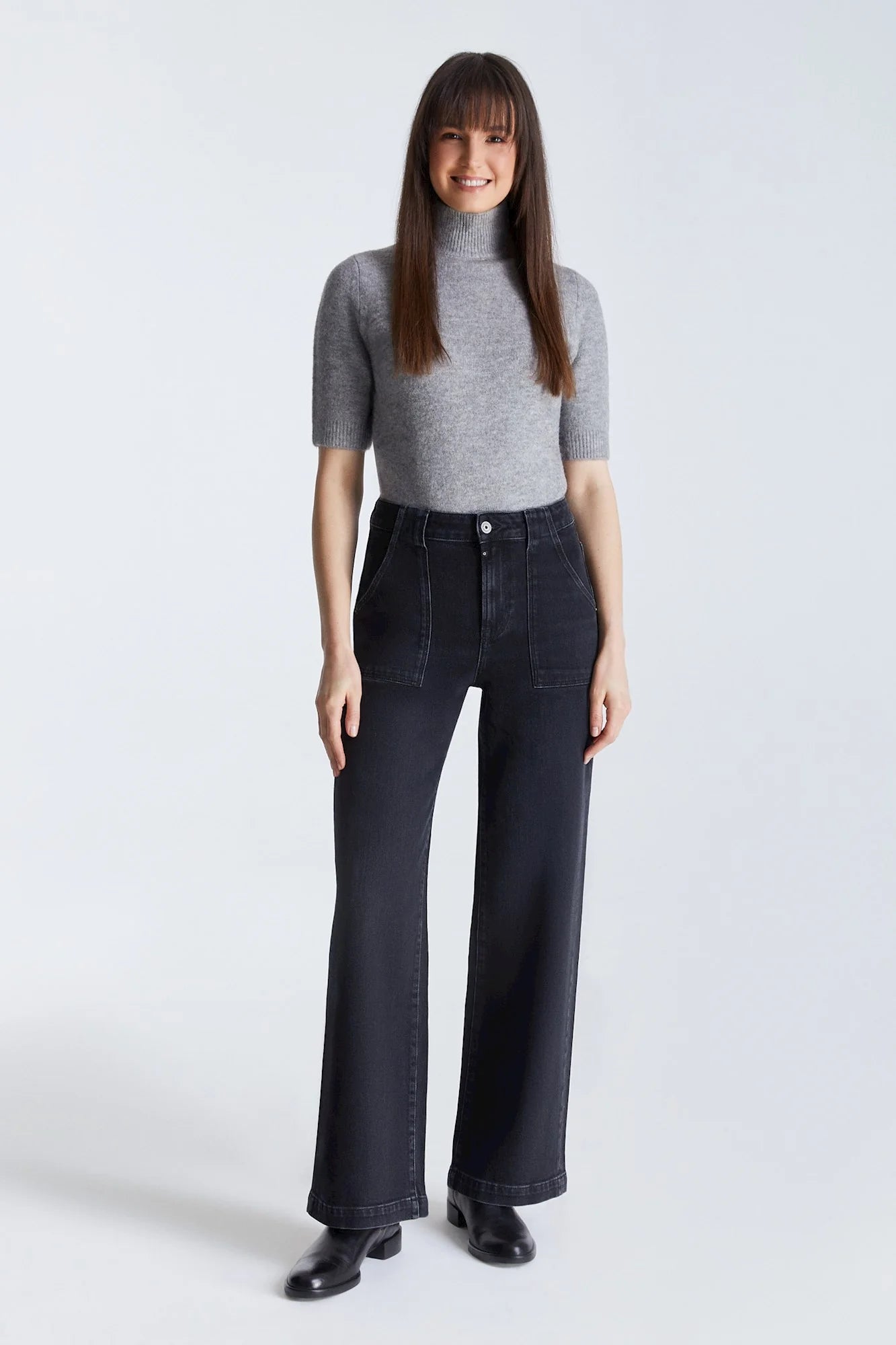 Cup of Joe Loose Fit Jeans Lulu Black VT - Black VT