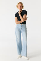 Cup of joe Wide Jeans Lulu - Aqua Blue