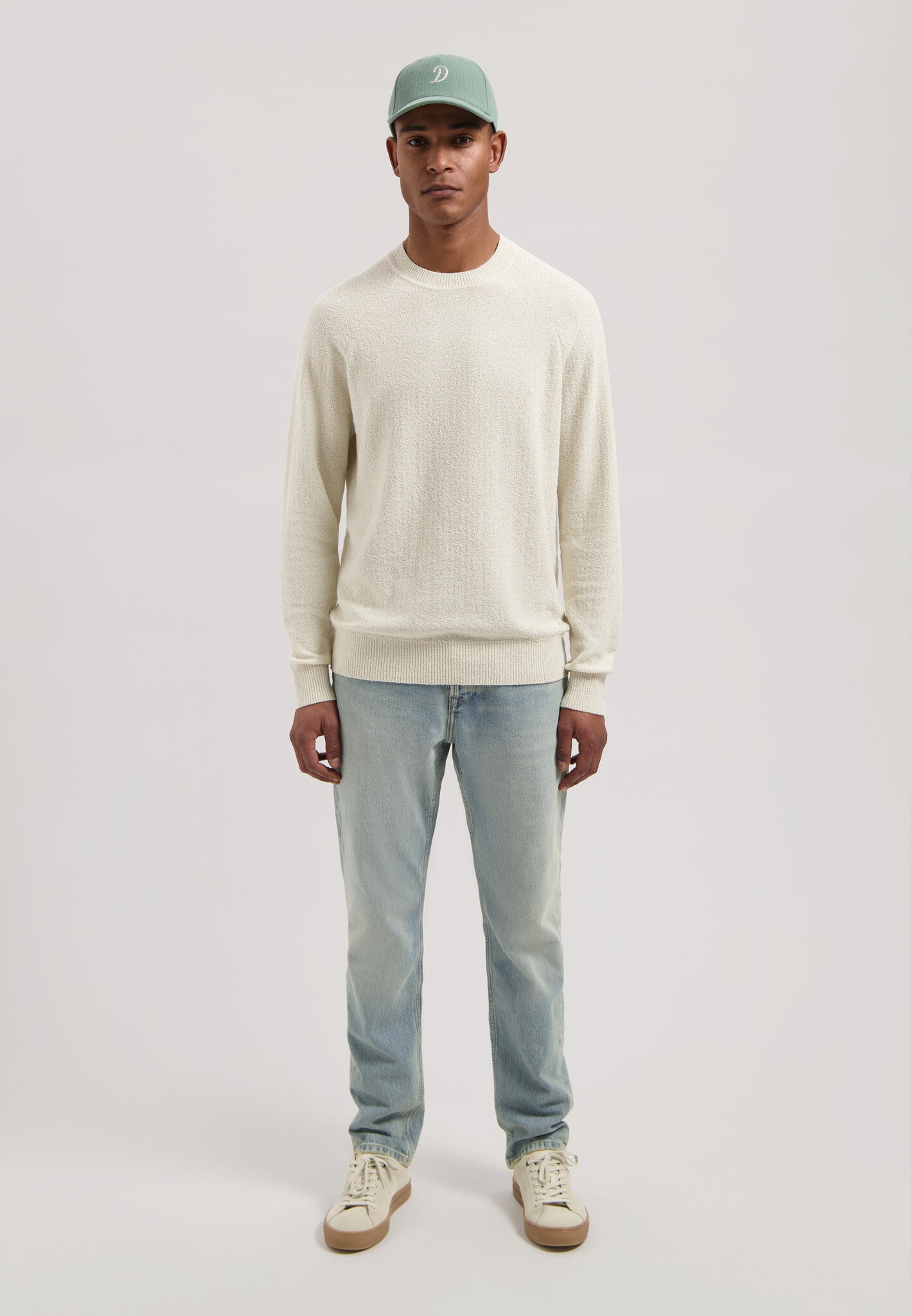 Dstrezzed DS_Owen Crew Trui 406008 - 107 Silver Birch