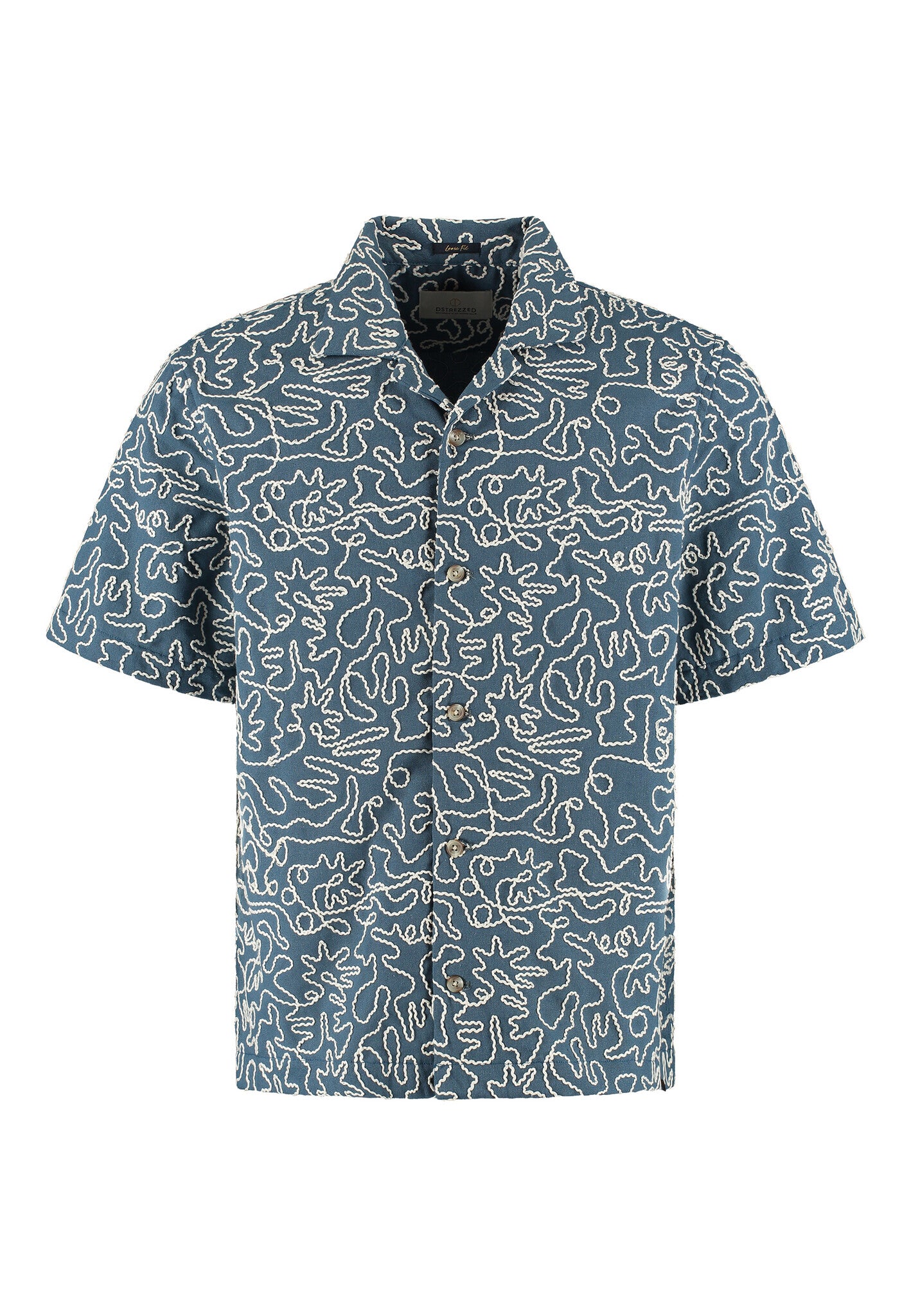 Dstrezzed Shirt DS_Leo 311509 - 621 Blue Fusion