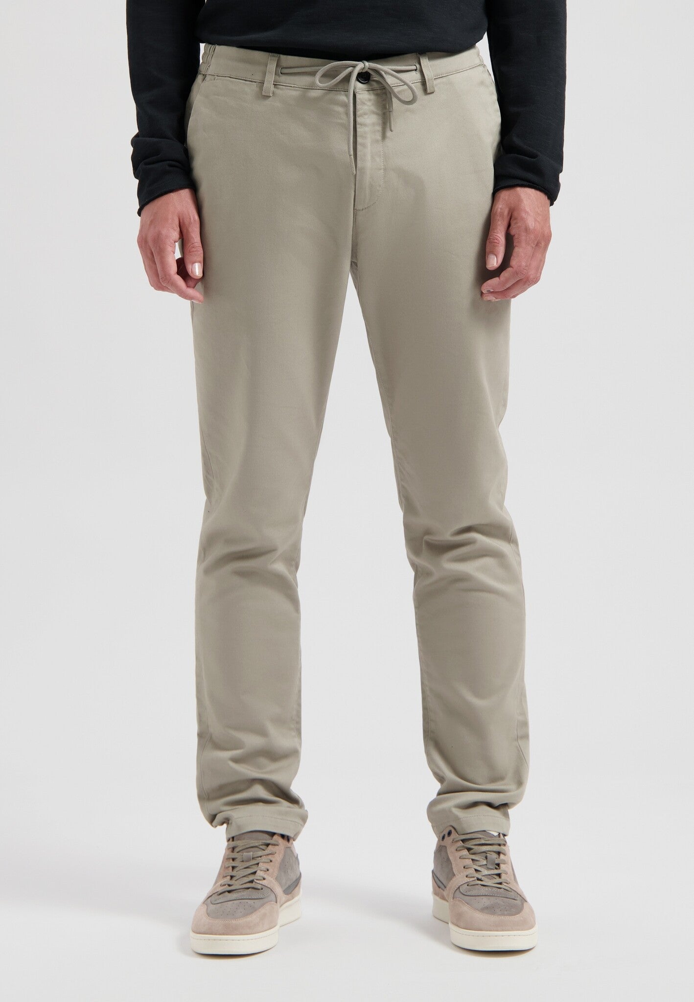 Dstrezzed Twill Knit Broek 501700-NOS - 811 Elephant Skin