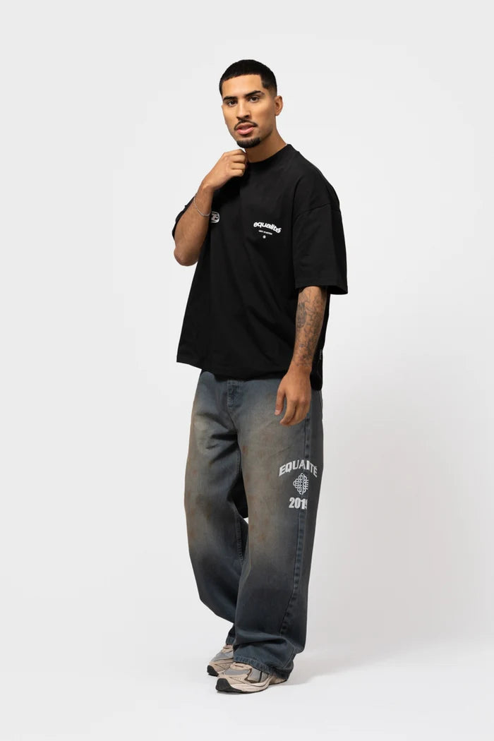 Equalité T-Shirt Stay Equal Boxy EQ.26.1.16.9.200 - 200 Black