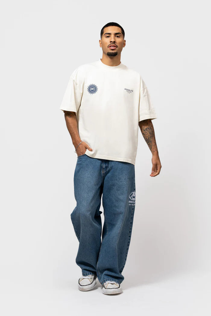 Equalité T-Shirt Sunny EQ.26.2.6.23.120 - 120 Off White & Navy