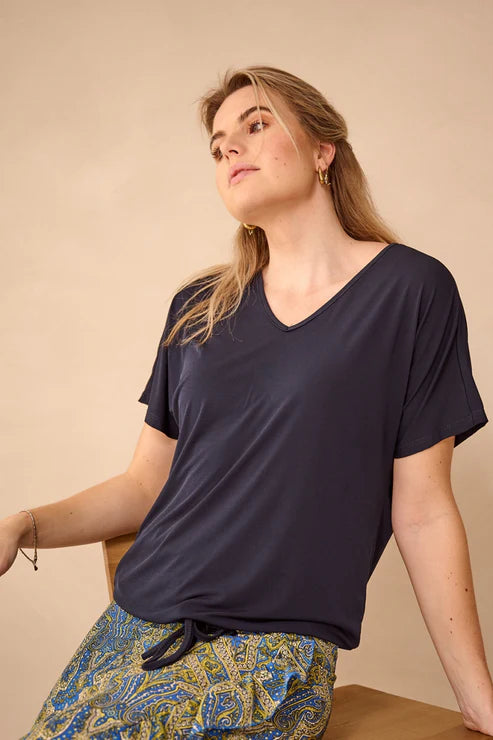 FOS AmsterdamT-Shirt Trudie 6061  - 410 Navy