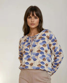FOS Top blouson Lexi 7665 - 420 Jeans