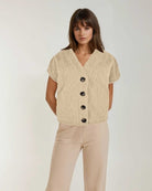 Fos Vest Scarlet Beaver 7658 - 220 Beige