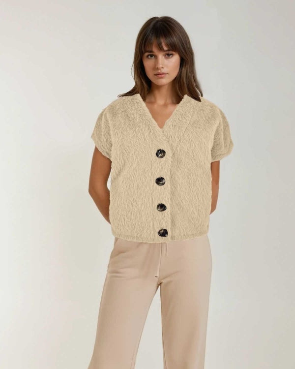 Fos Vest Scarlet Beaver 7658 - 220 Beige