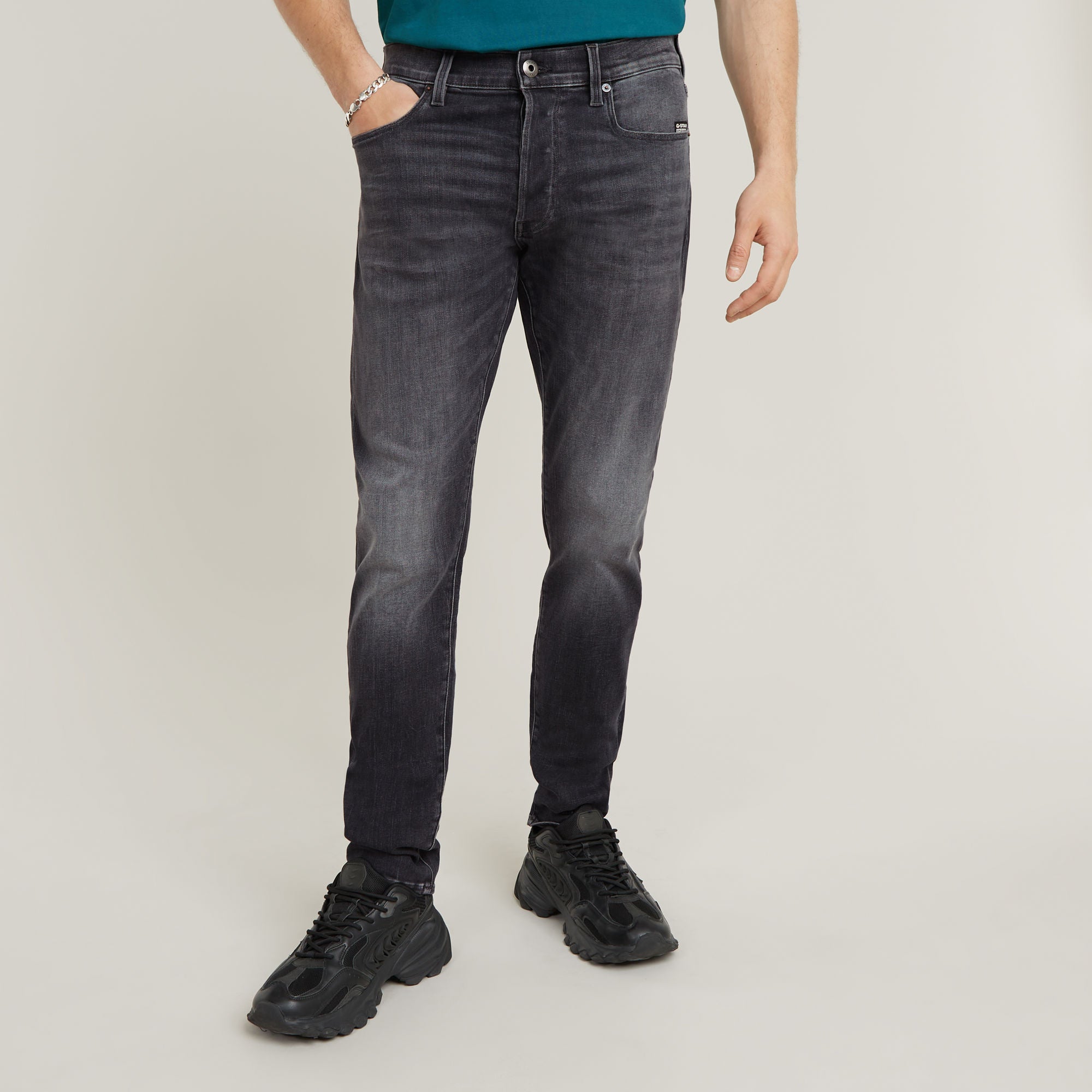 G-Star Slim Fit Jeans 3301 Slim  D25742-A634 - C239 Faded Black