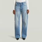 G-star Wide Leg Jeans D25372-E266 - H545 Faded Rhine Blue 