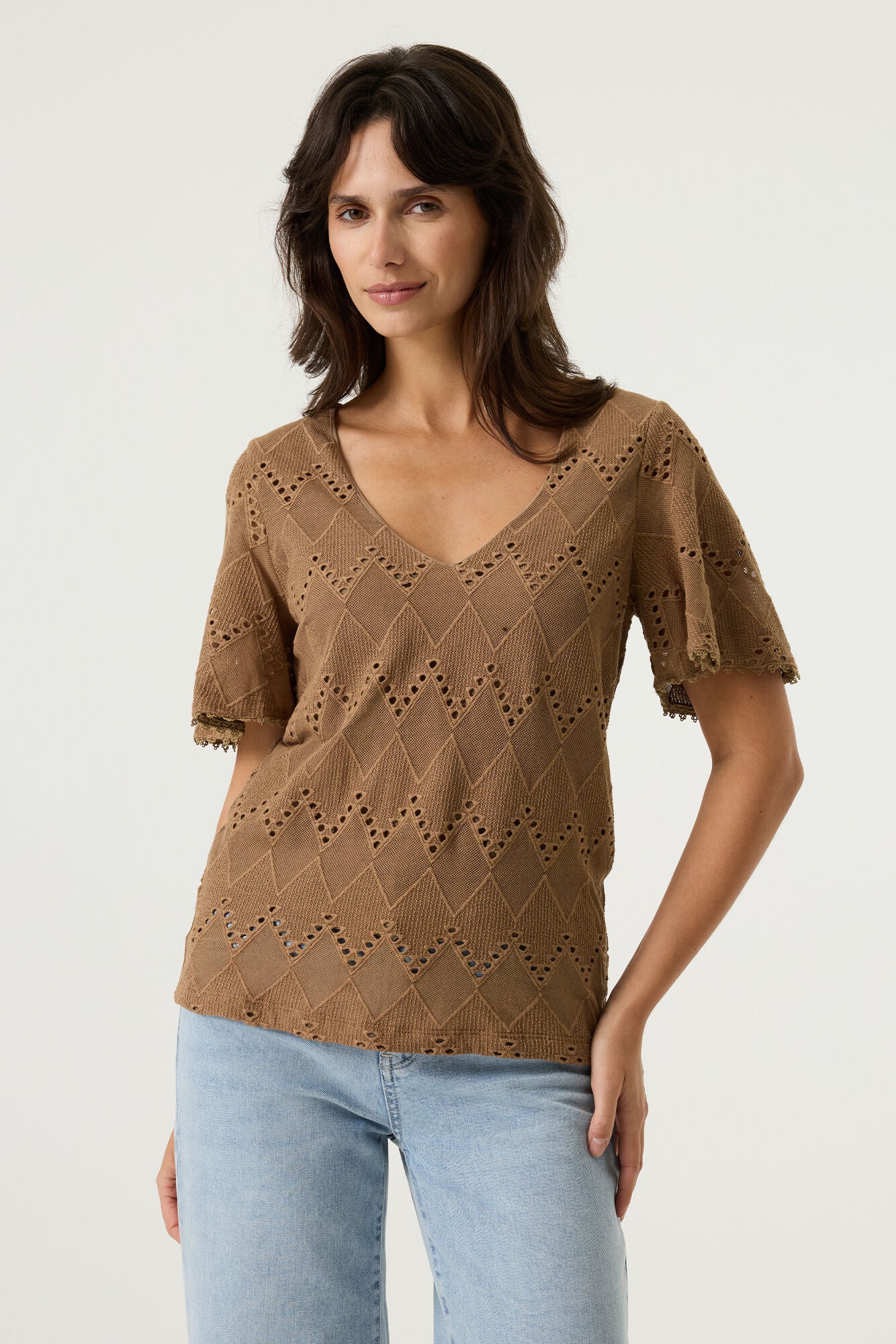 Garcia T-Shirt O260007 - 5232 Soft Taupe