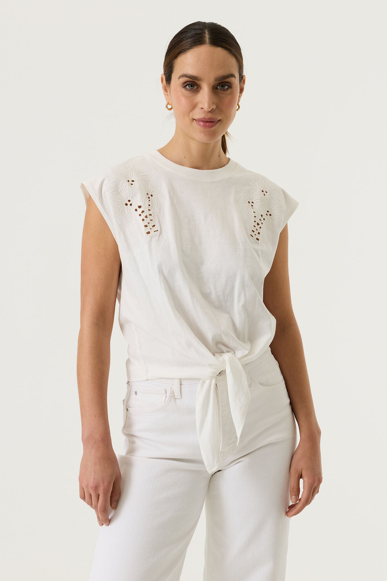 Garcia Top Q260003 - 53 Off White 