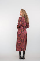 Geisha Jurk 57811-20 - 480 Burgundy/Fuchsia