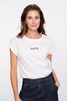 Geisha T-shirt 52607-41 - 10 Off-White/Sil
