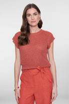 Geisha T-Shirt 64082-70 - 743 Stone Red/Gold