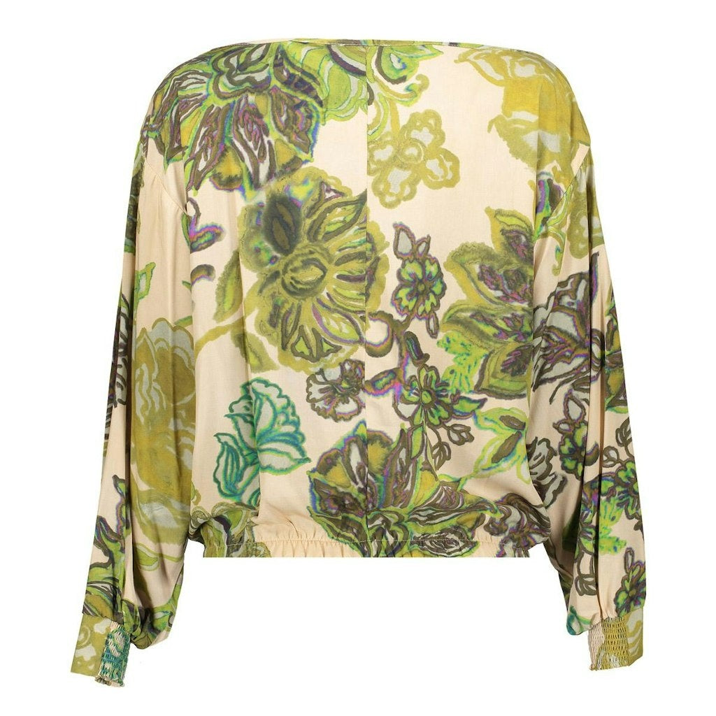 Geisha Top 53947-20 - 715 Beige/Green