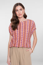 Geisha Top 62155-20 - 300 Lila/Orange
