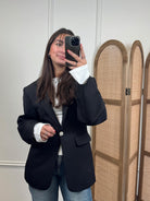 Greenfield Fashion Blazer - Black