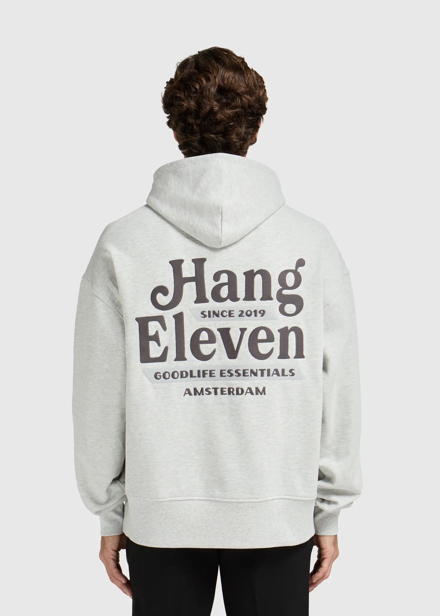 Hang-Eleven-Trui-The-Goodlife-Hoodie-HA11-7-Grey-Melange