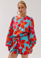 Harper And Yve Blouse Dolly HS6C608 - 1291  Fragile Flower