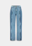 Harper and Yve Wide Leg Jeans SS6Z105 - 440 Light/Mid Blue