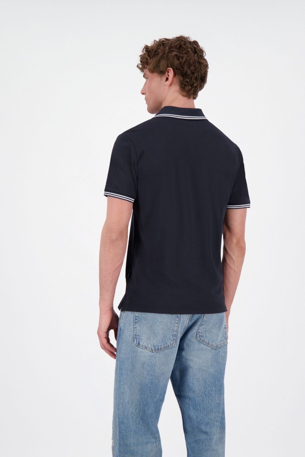 Dark Navy Blue//White
