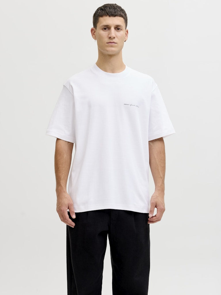 Jack & jones T-shirt JPRBLAOWEN 12292397 - Bright White