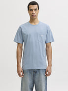 Jack & Jones T-shirt JPRBLUCALEB 12293019 - Ashley Blue