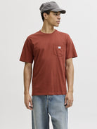 Jack & Jones T-shirt JPRBLUCALEB 12293019 - Cowhide